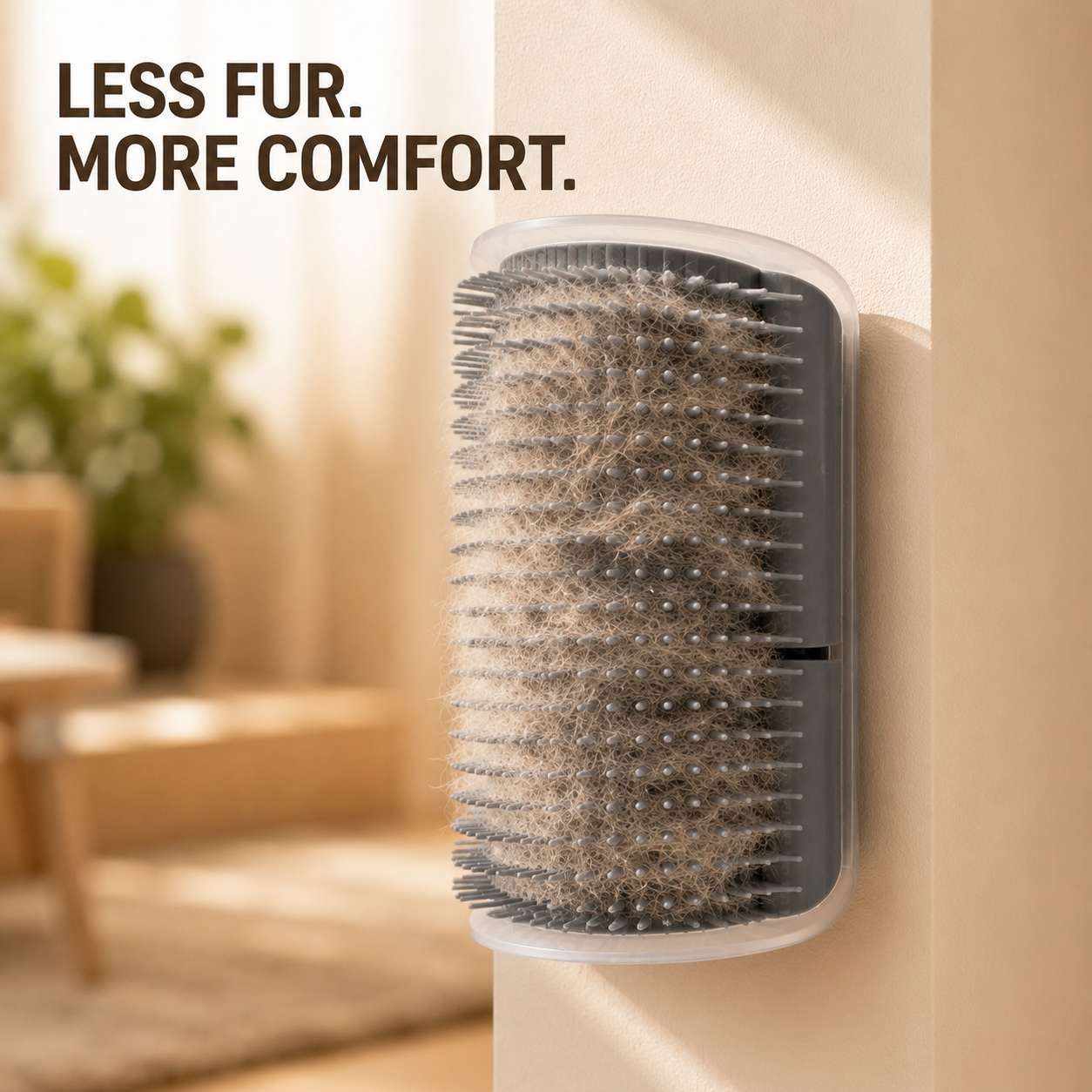 Self-Grooming Cat Corner Brush