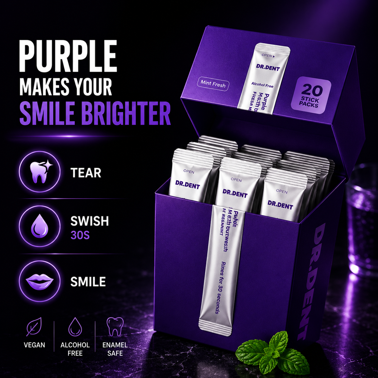 PurpleGlow™ Mouthwash