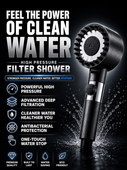 High Pressure Filter Shower