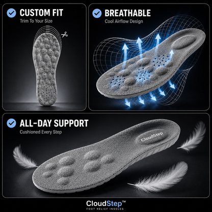 CloudStep™ Foot Relief Insoles ☁️👟